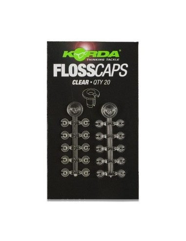 Korda Floss Caps Clear