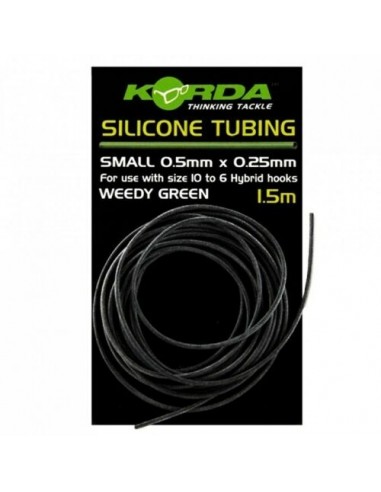Korda Silicone Tubing 0.5mm Green