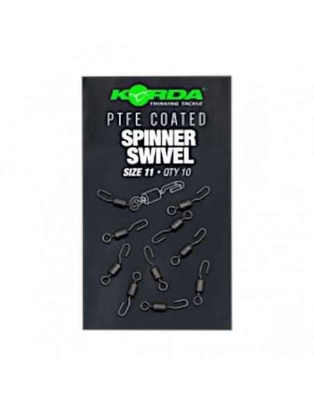 Korda PTFE Spinner Swivels Size 11