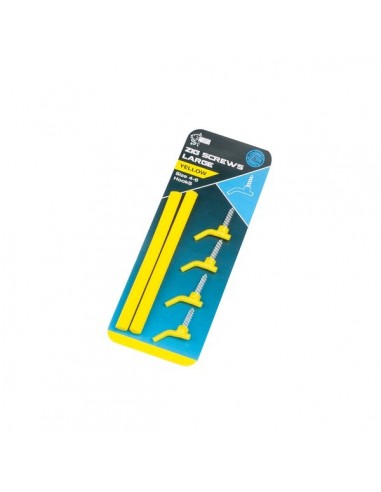 Nash Zig Screws Large Yellow