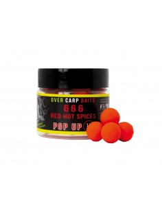 Over Carp Baits Pop Up 666 Red Hot Spices 2