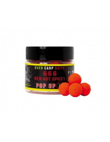 Over Carp Baits Pop Up 666 Red Hot Spices