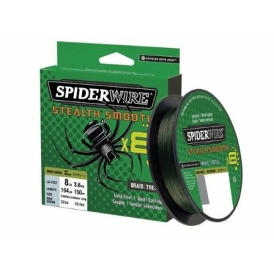 Spiderwire Stealth Smooth 8 Green Braid 150m