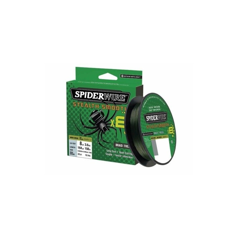 Spiderwire Stealth Smooth 8 Green Braid 150m