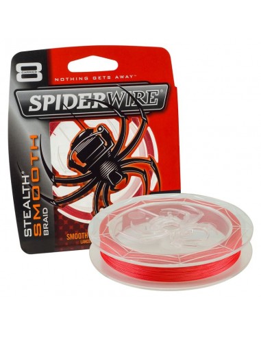 Spiderwire Stealth Smooth 8 Red Braid 300m