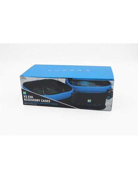 Preston Supera XS Eva Accessory Cases x2