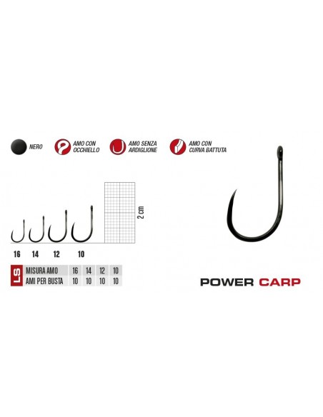 Gamakatsu Power Carp Ring Eye Barbless