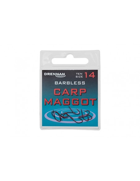 Drennan Carp Maggot Barbless Hooks