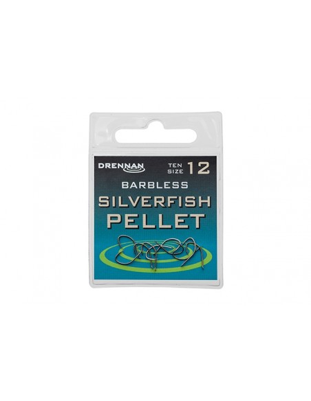 Drennan Silverfish Pellet Barbless Hooks