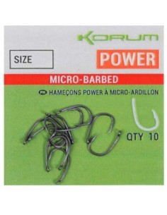 Korum Xpert Power Micro Barbed Hooks