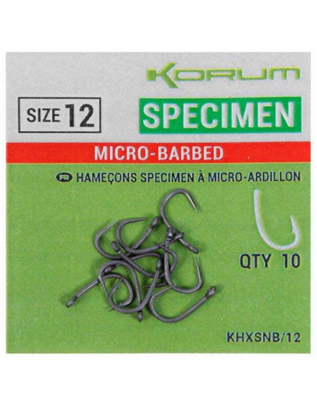 Korum Xpert Specimen Micro Barbed