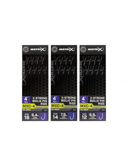 Matrix MXC-4 Barbless Boilie Pin Rigs