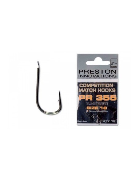 Preston 355 Competition Barbed Hooks