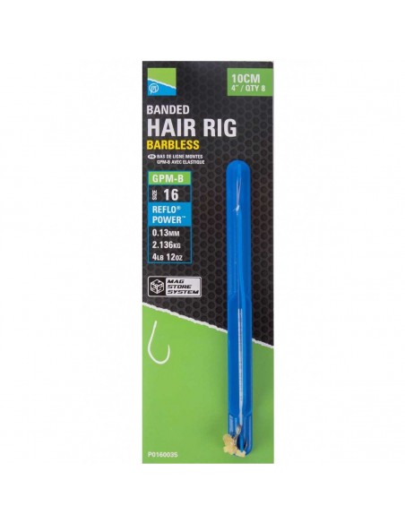 Preston GPM-B Banded Hair Rigs 4"