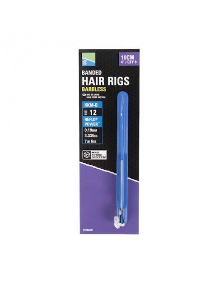 Preston KKM-B Banded Hair Rigs Barbless