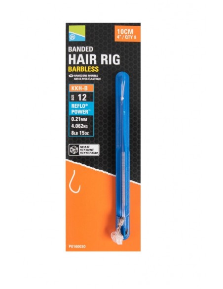 Preston KKH-B Banded Barbless Hair Rigs