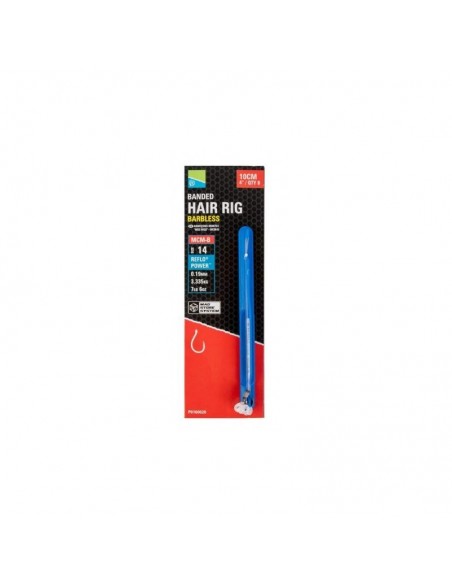 Preston MCB-B Banded Barbless Hair Rigs