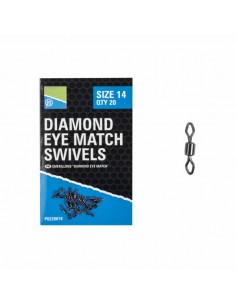 Preston Diamond Eye Match Swivels