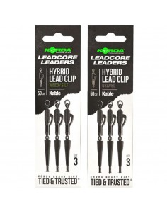 Korda Kable Leadcore Leader Hybrid Lead Clip 50cm