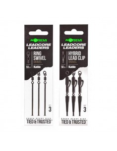 Korda Kable Leadcore Leader Ring Swivel 50cm