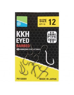 Preston KKH Barbed Eyed Hooks