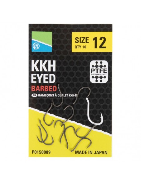 Preston KKH Barbed Eyed Hooks