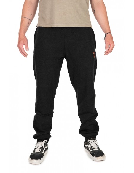 Fox Collection Joggers Black & Orange New