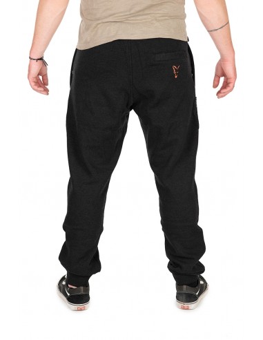 Fox Collection Joggers Black & Orange New