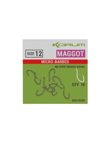 Korum Xpert Maggot Hook Barbed