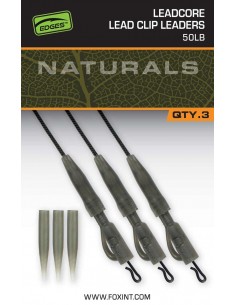 Fox Edges Naturals Leadcore Power Grip Lead Clip Leaders