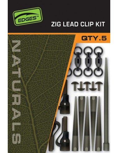 Fox Edges Naturals Zig Lead Clip Kit