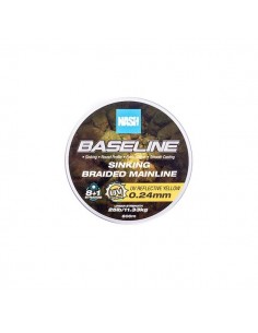 Nash Baseline Sinking Braid UV Yellow 600 MT