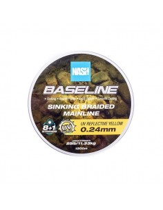Nash Baseline Sinking Braid UV Yellow 1200MT 2