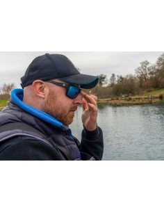 Preston Inception Wrap Sunglasses Ice Blue Lens 2