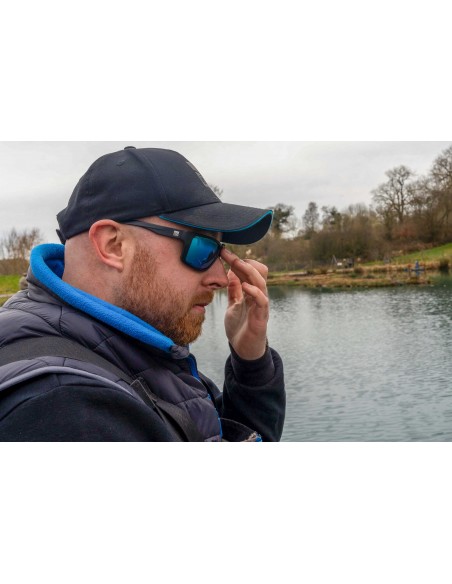 Preston Inception Wrap Sunglasses Ice Blue Lens