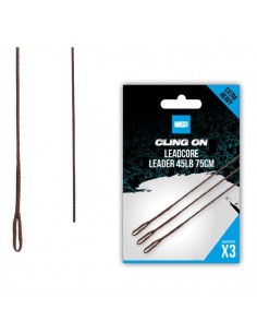 Nash Ready Tied Unleaded Leader 75cm
