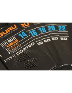 Guru F1 Pellet Hook Barbless Spade End 2