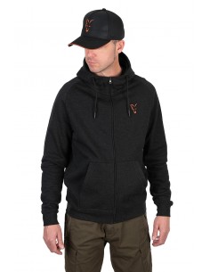 Fox Collection LW Hoody Black & Orange