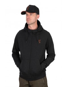 Fox Collection LW Hoody Black & Orange 2