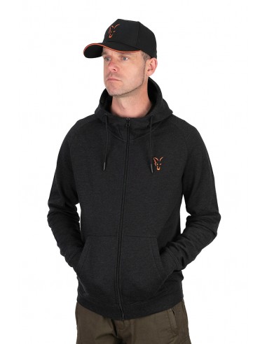 Fox Collection LW Hoody Black & Orange