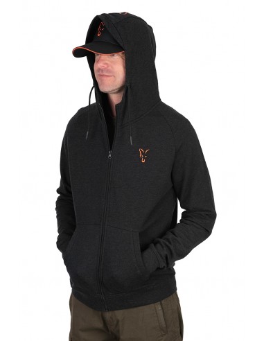 Fox Collection LW Hoody Black & Orange