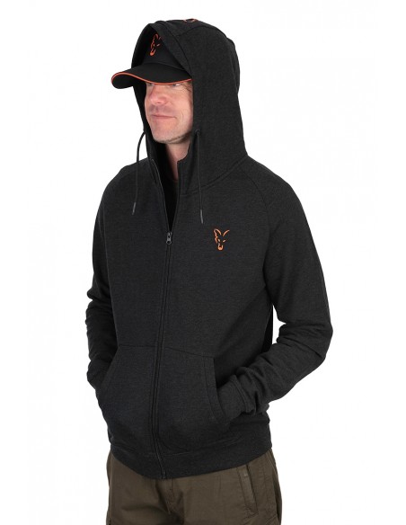 Fox Collection LW Hoody Black & Orange