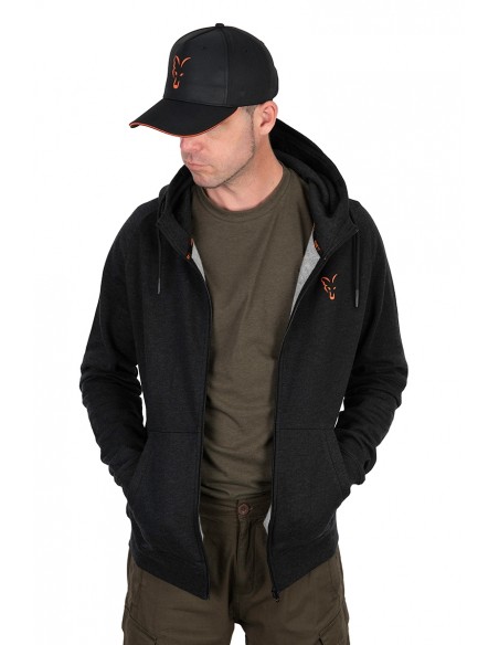 Fox Collection LW Hoody Black & Orange