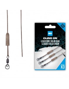 Nash Cling On Leadcore Solid Bag Leader 35cm