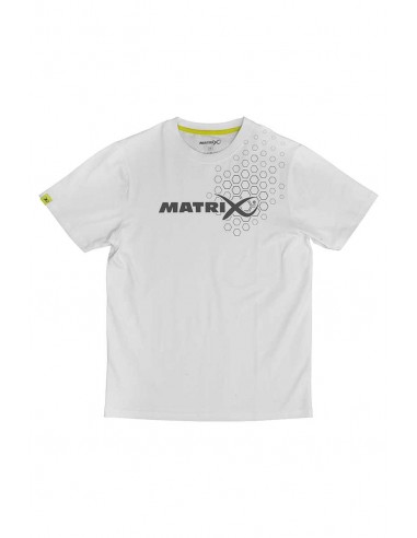 Matrix Hex Print T-Shirt White