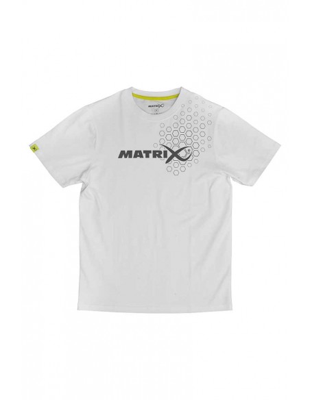Matrix Hex Print T-Shirt White