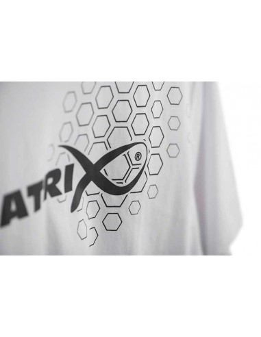 Matrix Hex Print T-Shirt White