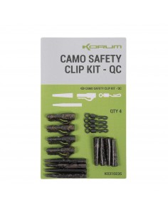Korum Camo Safety Clip Kit QC