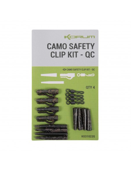 Korum Camo Safety Clip Kit QC
