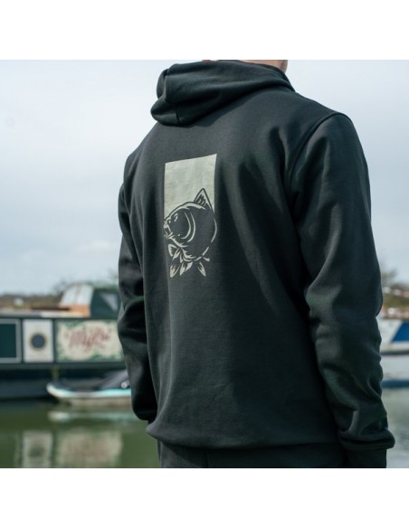 Nash Make It Happen Hoody Fish Logo Black